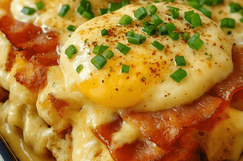Make-Ahead Magic: Overnight Eggs Benedict Casserole