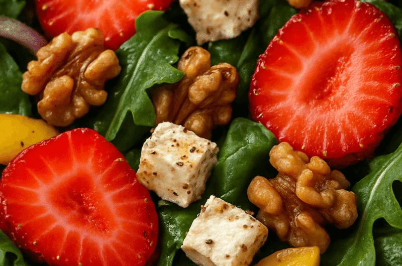 15-Minute Strawberry Goat Cheese Salad