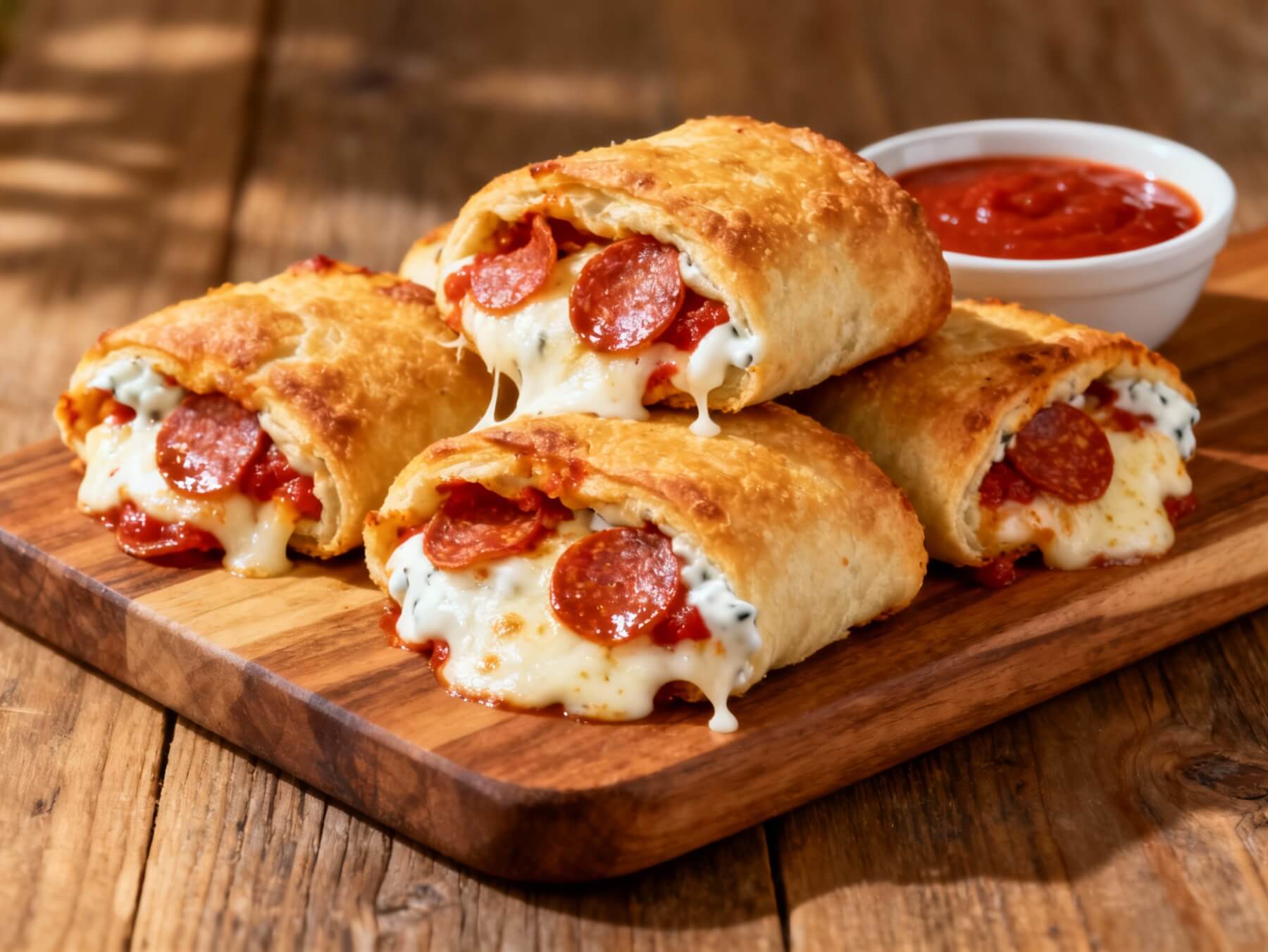 High Protein Pepperoni Pizza Rolls – Easy Oven-Baked Recipe with Greek Yogurt Dough, Mozzarella & Lean Protein for Meal Prep
